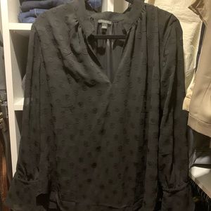 Black Ann Taylor Factory Blouse